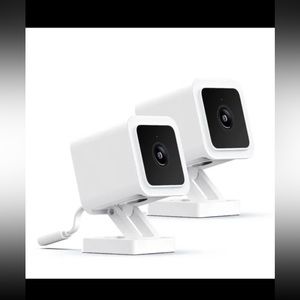 🔐🔎Wyze - Cam v3 Indoor/Outdoor  1080p HD Security Camera-White NIB 2-PACK